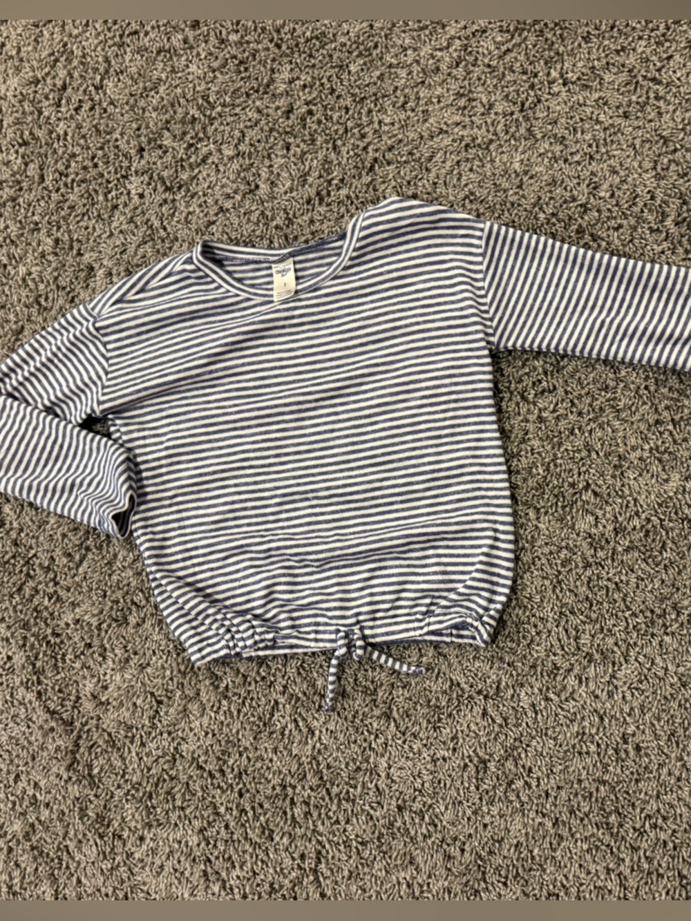 GAP Blue and White Tie-Dye Hooded Top - Picture 2 of 11
